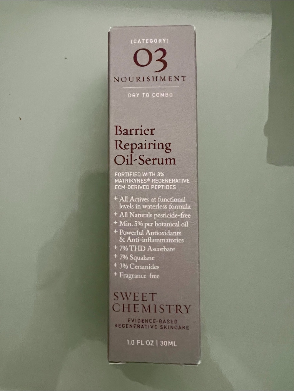 Sweet Chemistry - Barrier Repairing Oil-Serum - NEW